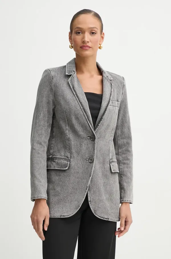 MICHAEL Michael Kors Traper sako MICHAEL Michael Kors boja: siva, jednoredno zakopčavanje, bez uzorka, MR510A75G2