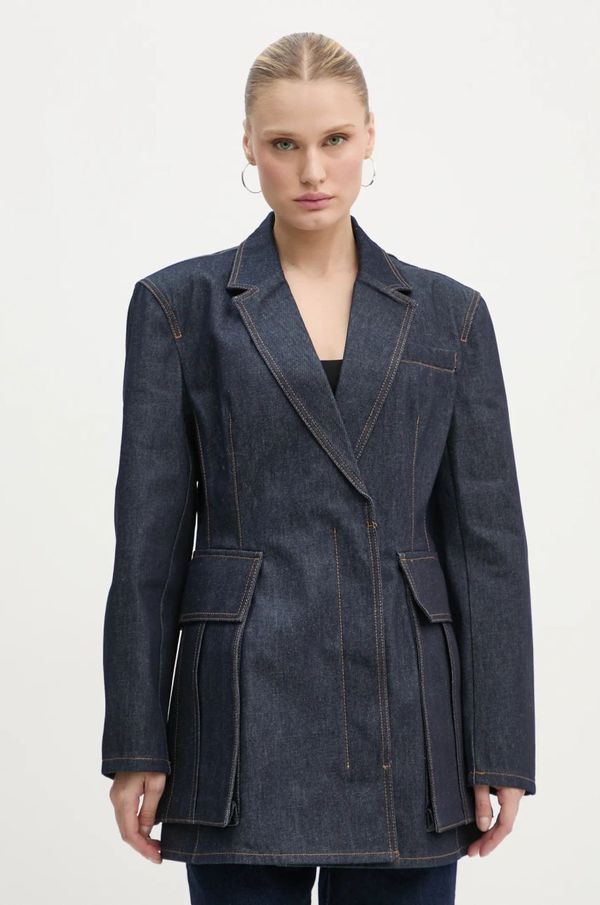 Remain Traper sako Remain 0 boja: tamno plava, jednoredno zakopčavanje, bez uzorka, 502036