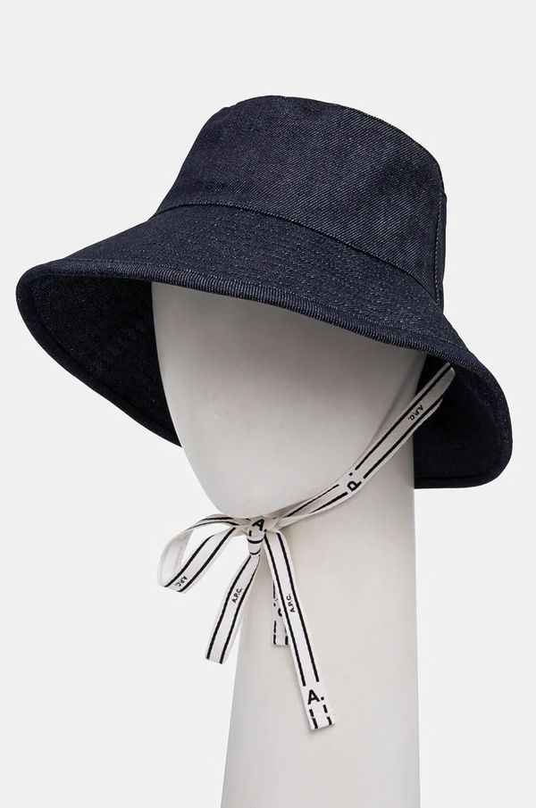 A.P.C. Traper šešir A.P.C. bob rachel 2.0 boja: tamno plava, COCSX.M24136