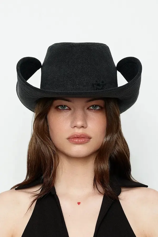 RUSLAN BAGINSKIY Traper šešir Ruslan Baginskiy Ruslan Baginskiy Denim Cowboy Hat
