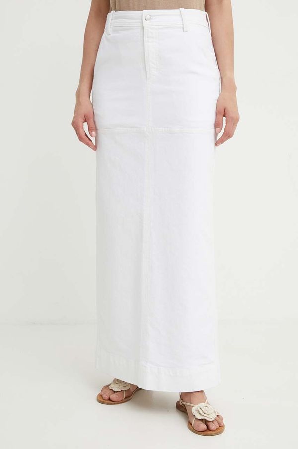 A.L.C. Traper suknja A.L.C. Hunter boja: bijela, maxi, ravna, 3SKRT00538