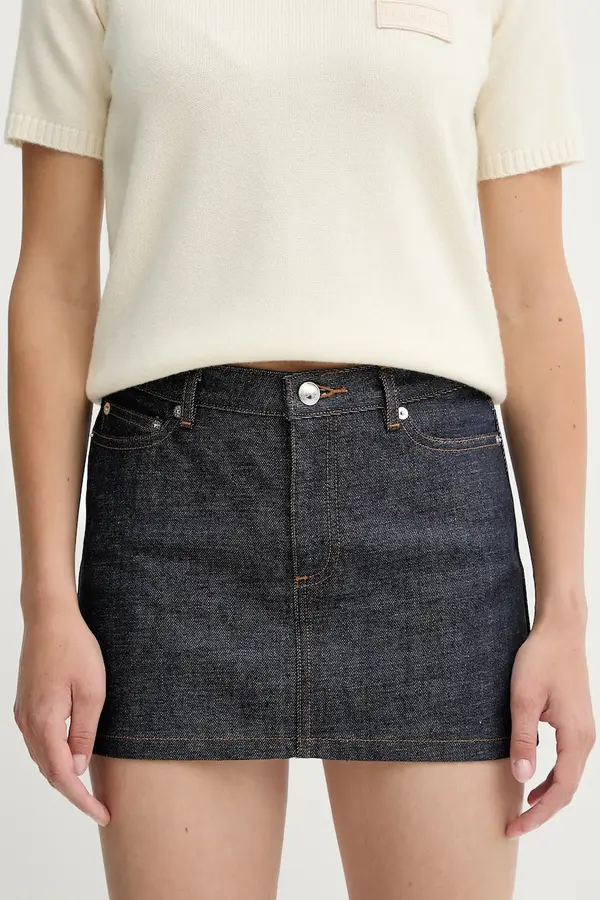 A.P.C. Traper suknja A.P.C. mini-jupe