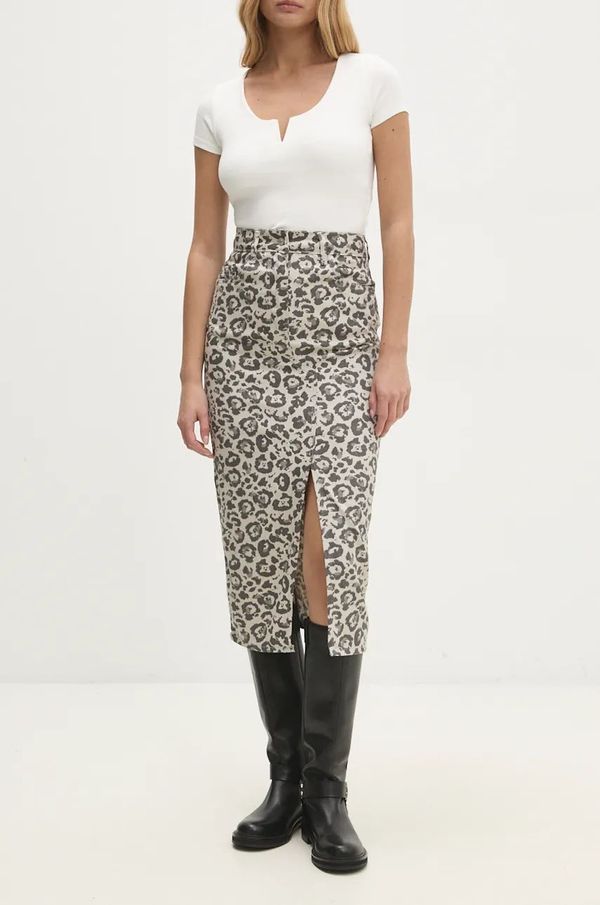 Answear Lab Traper suknja Answear Lab boja: crna, midi, pencil