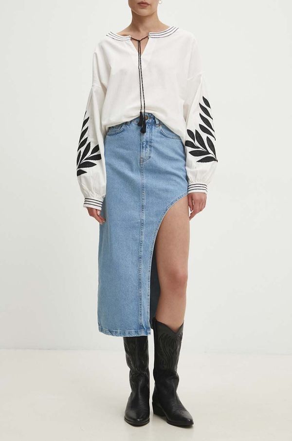 Answear Lab Traper suknja Answear Lab maxi, ravna