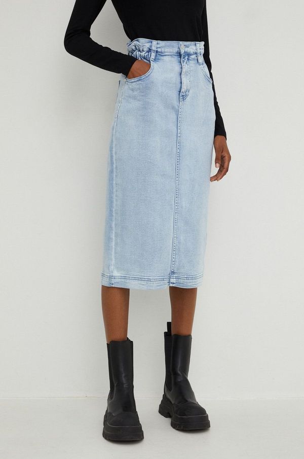 Answear Lab Traper suknja Answear Lab midi, ravna