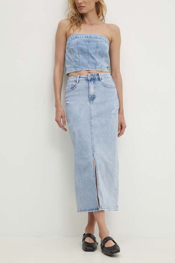 Answear Lab Traper suknja Answear Lab midi, ravna