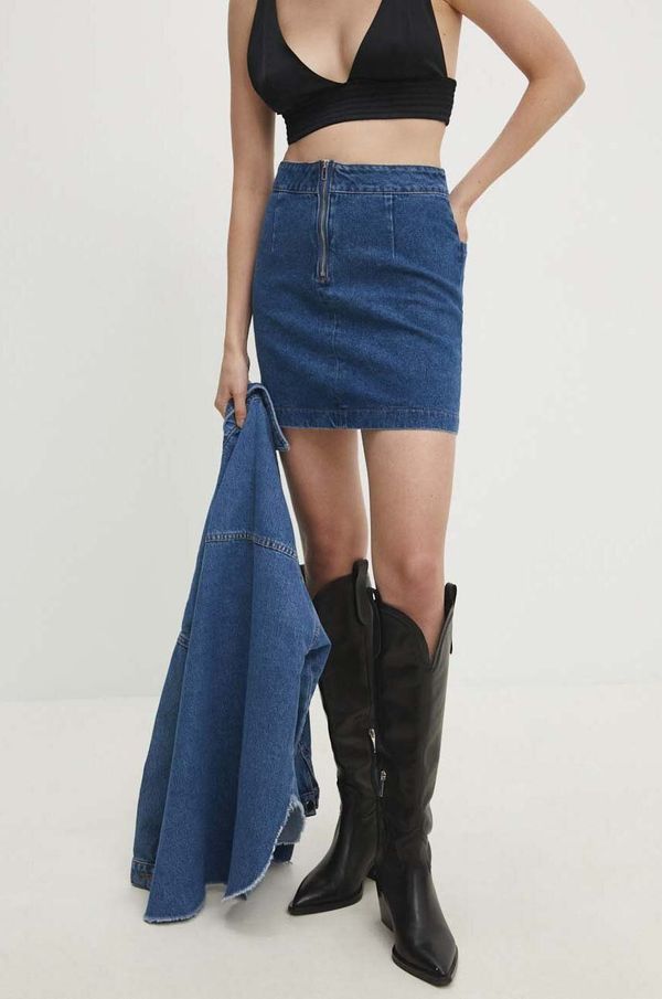 Answear Lab Traper suknja Answear Lab mini, ravna