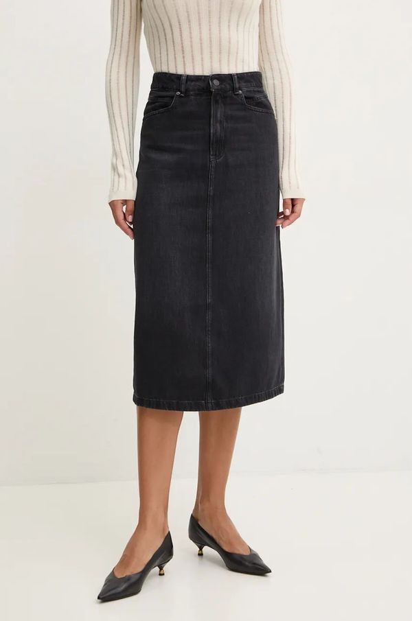 Boss Orange Traper suknja Boss Orange boja: crna, midi, ravna, 50528376