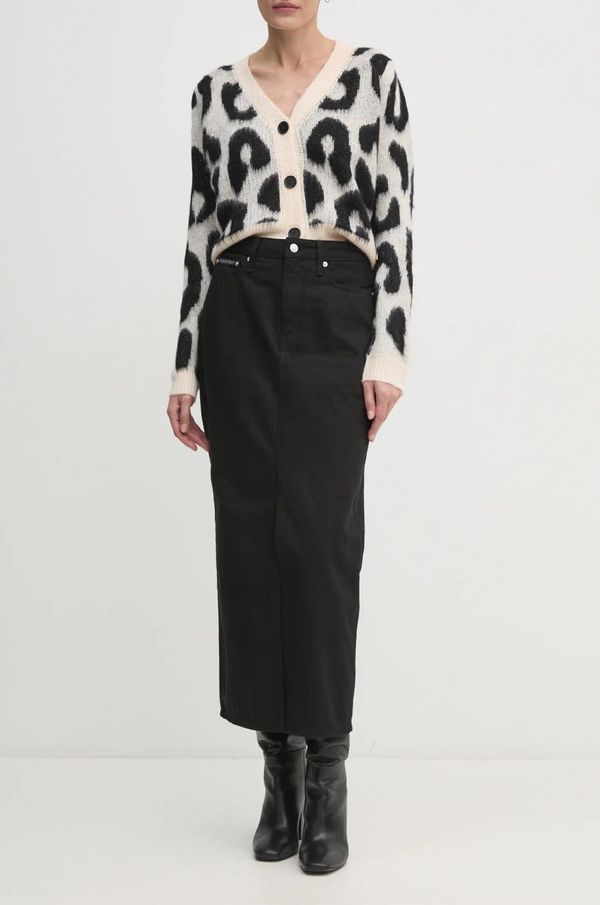 Calvin Klein Jeans Traper suknja Calvin Klein Jeans boja: crna, maxi, ravna, J20J224094