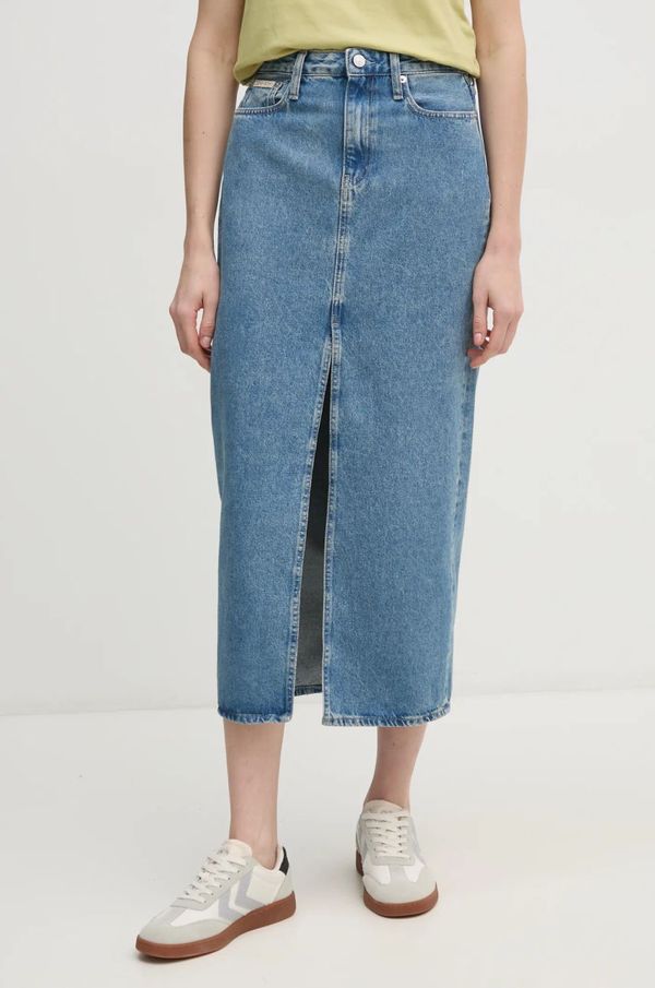 Calvin Klein Jeans Traper suknja Calvin Klein Jeans maxi, ravna, J20J224532