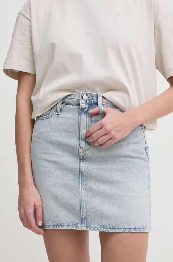 Calvin Klein Jeans Traper suknja Calvin Klein Jeans mini, širi se prema dolje, J20J224534