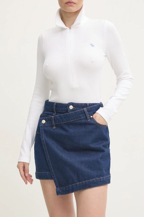 Chiara Ferragni Traper suknja Chiara Ferragni boja: tamno plava, mini, ravna, 77CBE812