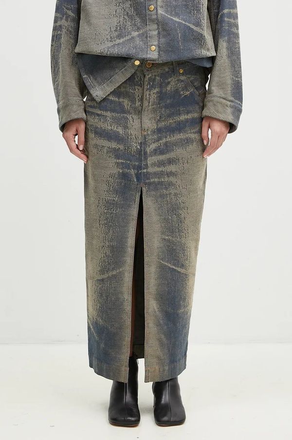 DARKPARK Traper suknja DARKPARK Erika boja: bež, maxi, ravna, WSK02.DBL08W079.W079