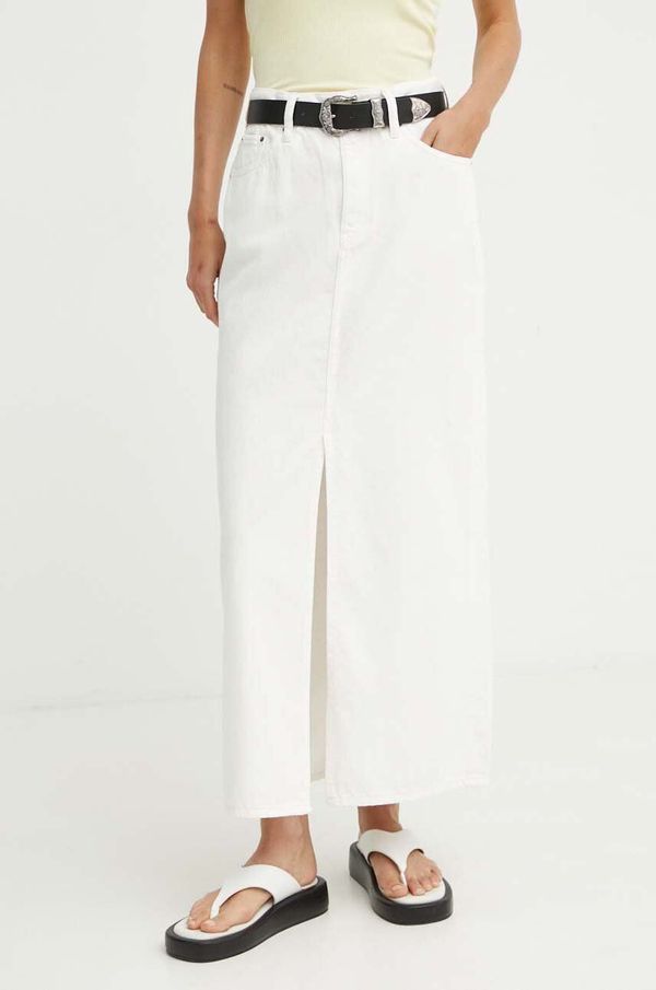 G-Star Raw Traper suknja G-Star Raw boja: bež, maxi, ravna, D24385-D551