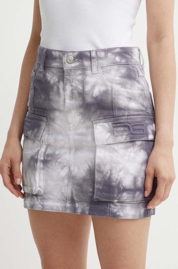 Gestuz Traper suknja Gestuz boja: siva, mini, ravna, 10909057