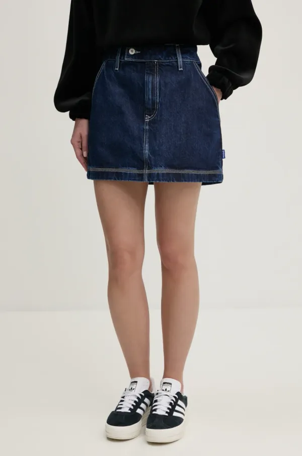 Hugo Blue Traper suknja Hugo Blue boja: tamno plava, mini, pencil, 50531831