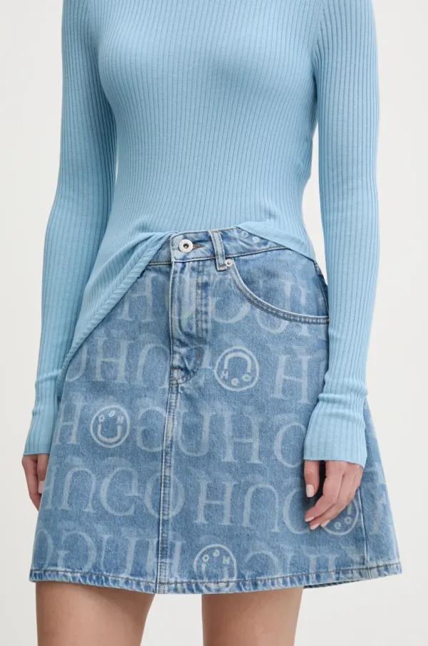 HUGO Blue Traper suknja Hugo Blue mini, širi se prema dolje, 50533651