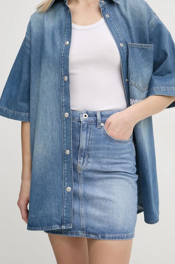 Karl Lagerfeld Jeans Traper suknja Karl Lagerfeld Jeans mini, pencil, A1W12025