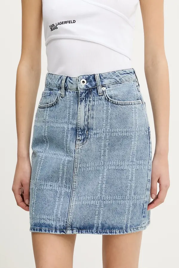 Karl Lagerfeld Jeans Traper suknja Karl Lagerfeld Jeans