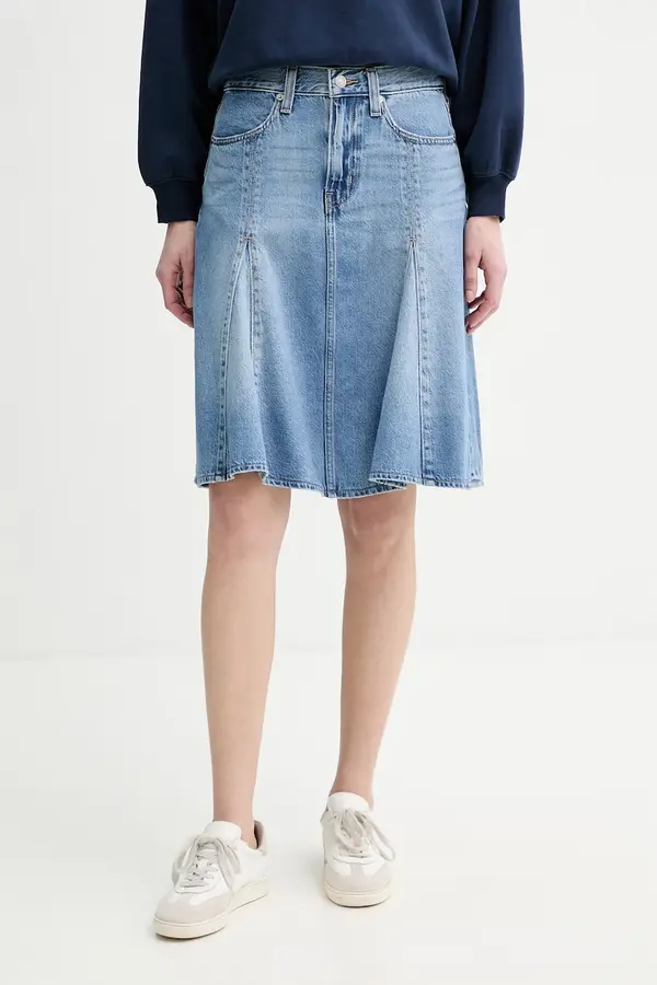 Levi's Traper suknja Levi's GODET KNEE LENGTH