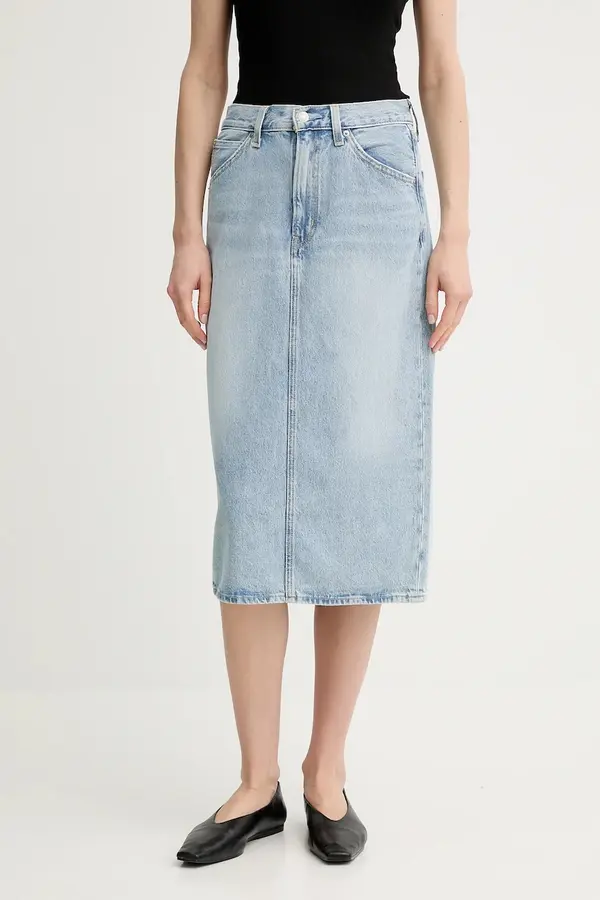 Levi's Traper suknja Levi's HR BACK SLIT SKIRT