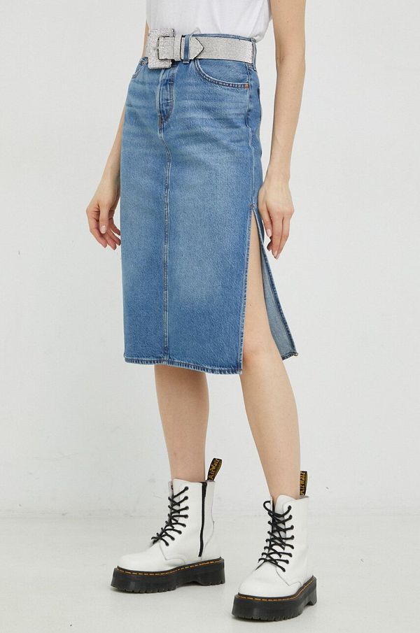 Levi's Traper suknja Levi's midi, ravna