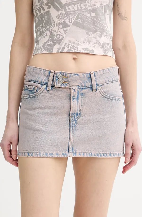 Levi's Traper suknja Levi's SUPERLOW MINI