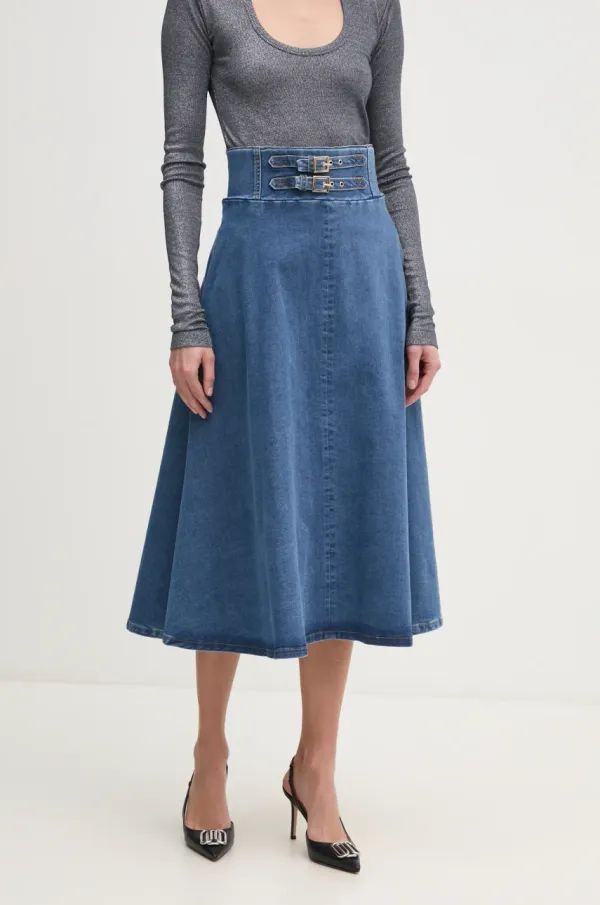 Liu Jo Traper suknja Liu Jo midi, širi se prema dolje, UA5089 D4925