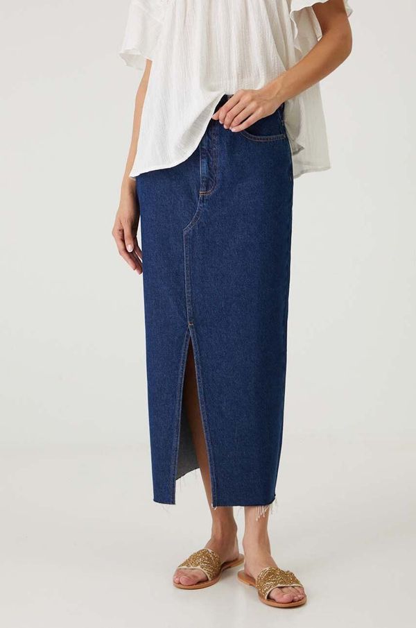 Medicine Traper suknja Medicine boja: tamno plava, maxi, ravna