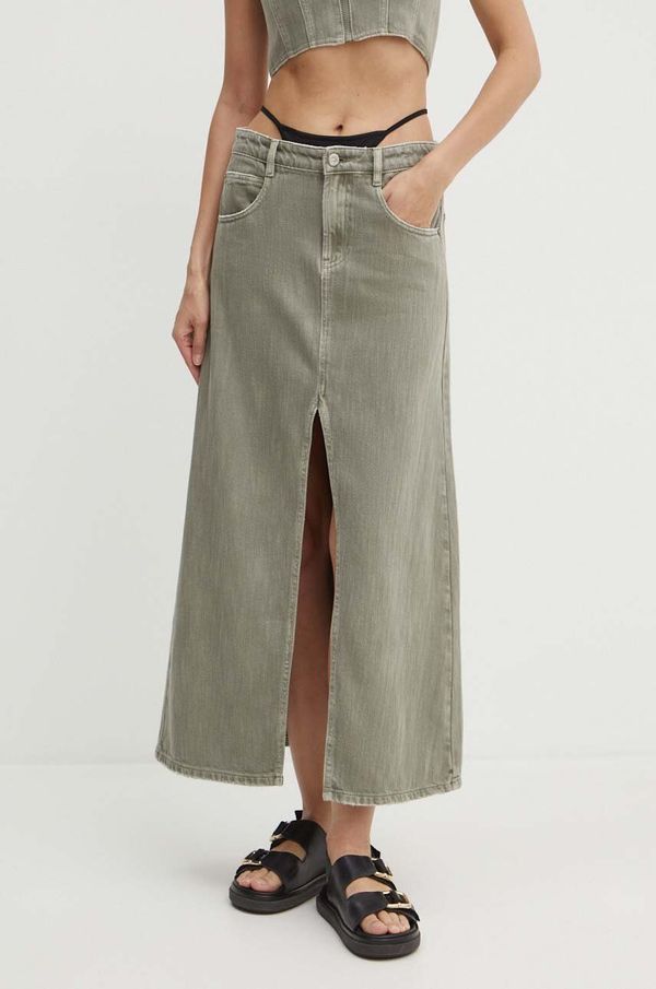 Miss Sixty Traper suknja Miss Sixty 6L2KJ0970000 KJ0970 boja: zelena, maxi, ravna, 6L2KJ0970000