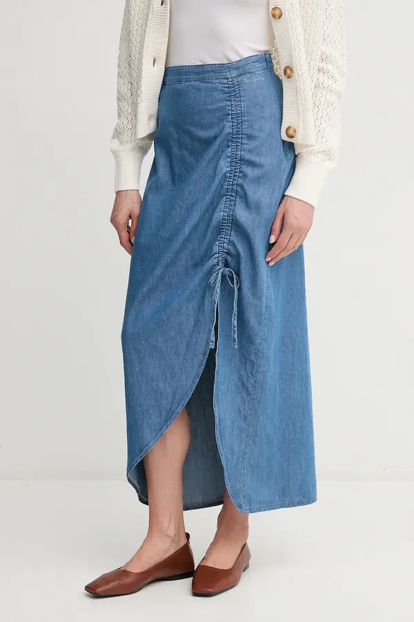 Pepe Jeans Traper suknja Pepe Jeans MAXI SKIRT HW SUNSET