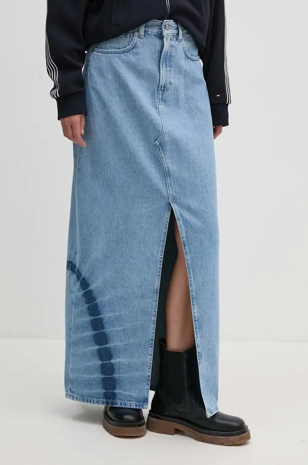 Pepe Jeans Traper suknja Pepe Jeans MAXI SKIRT HW TIE DYE