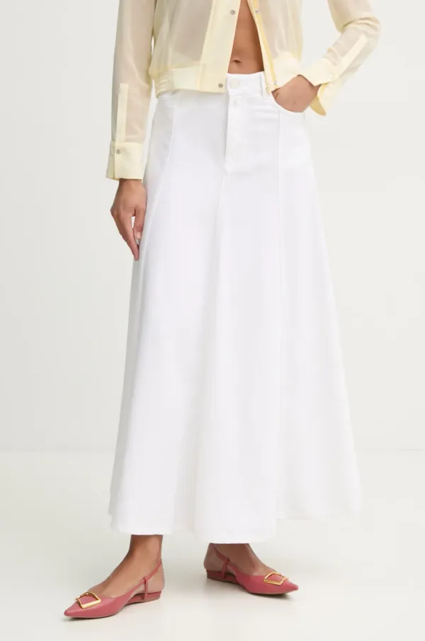 Pinko Traper suknja Pinko boja: bež, maxi, širi se prema dolje, 104647 A2DO