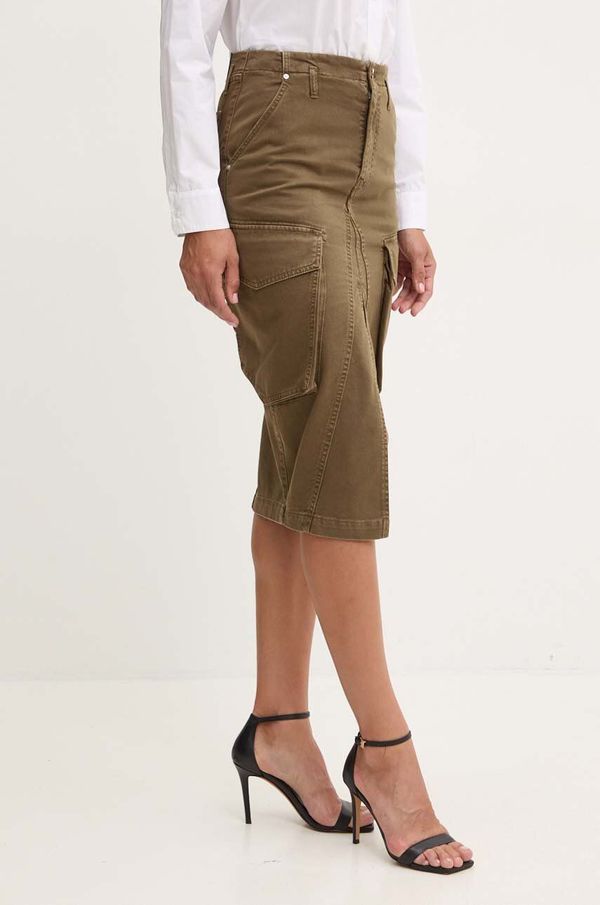 Pinko Traper suknja Pinko boja: zelena, maxi, pencil, 103910 A21Y