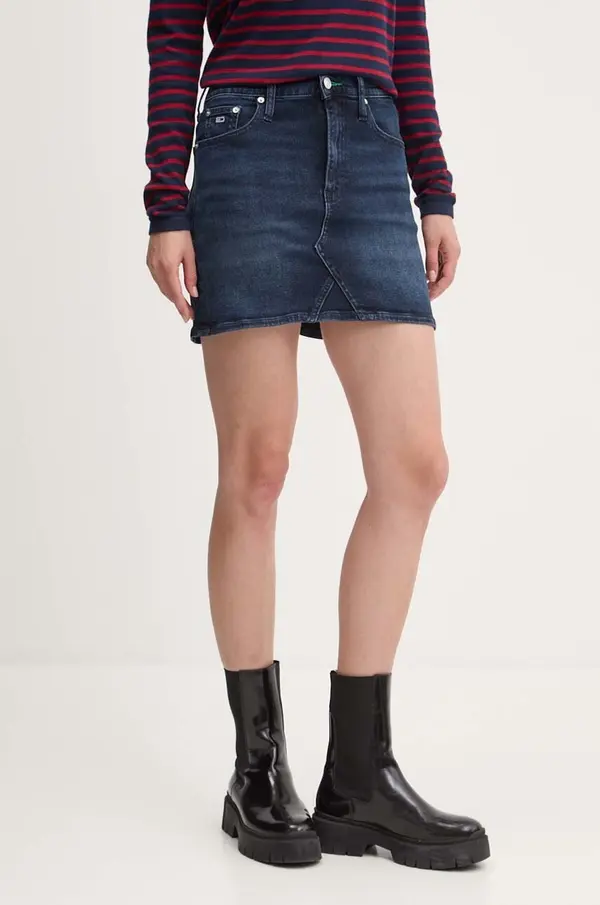 Tommy Jeans Traper suknja Tommy Jeans