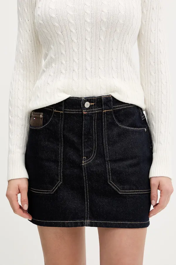 Tommy Jeans Traper suknja Tommy Jeans