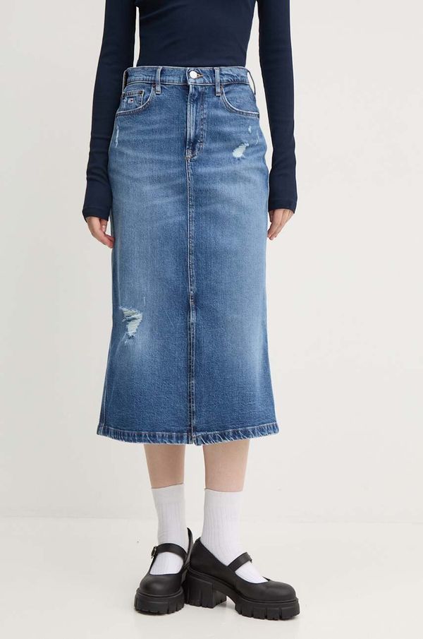 Tommy Jeans Traper suknja Tommy Jeans midi, ravna, DW0DW18946