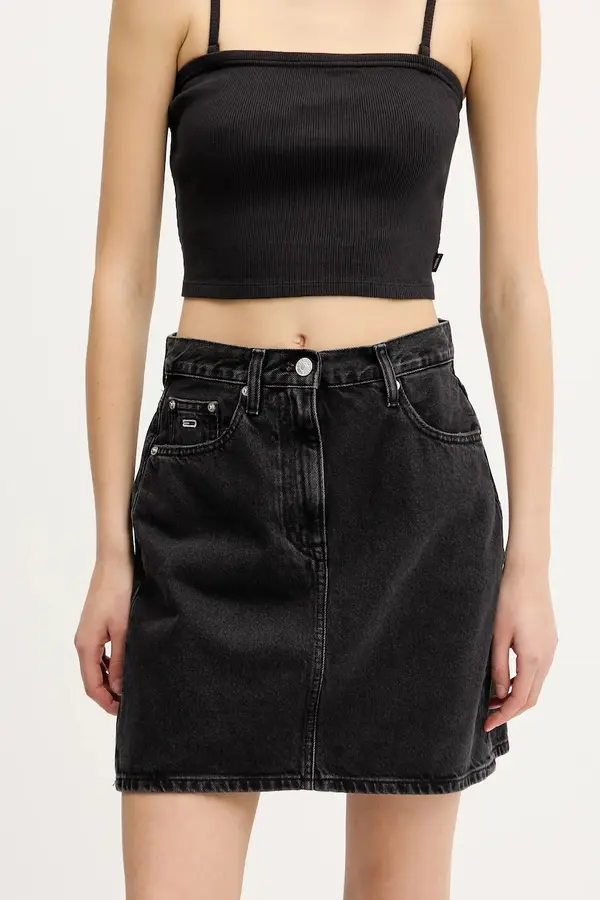 Tommy Jeans Traper suknja Tommy Jeans