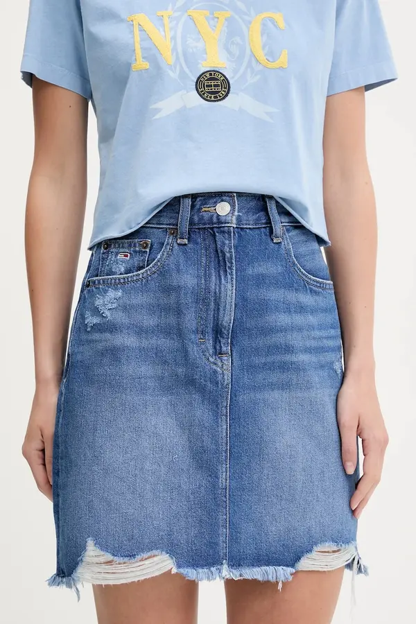 Tommy Jeans Traper suknja Tommy Jeans