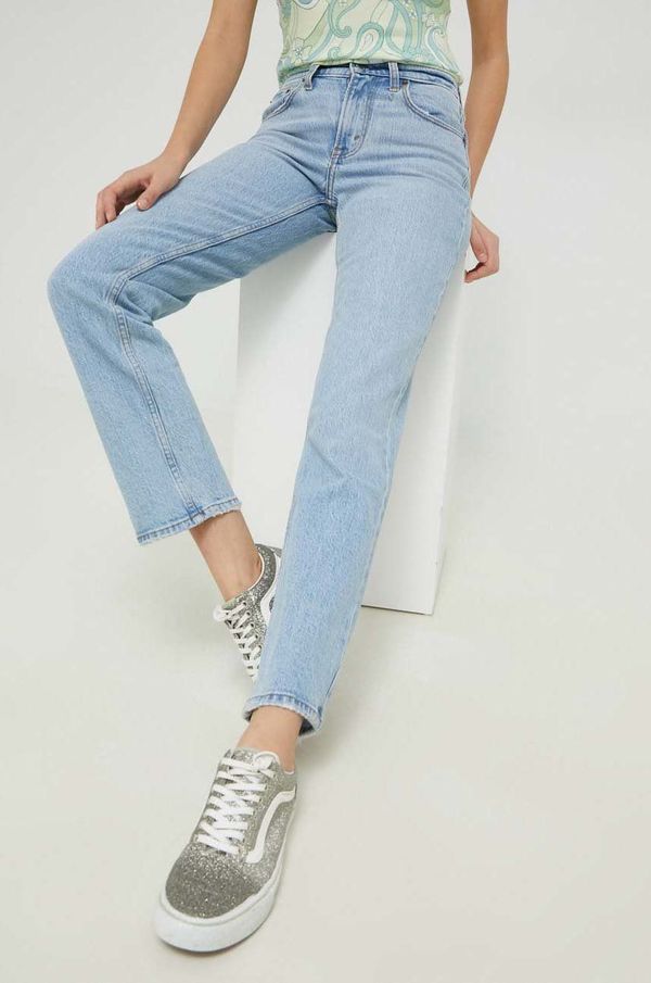 Abercrombie & Fitch Traperice Abercrombie & Fitch za žene, srednje visoki struk