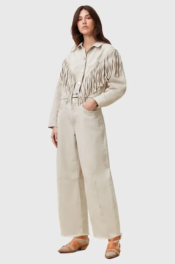 AllSaints Traperice AllSaints JETT za žene, visoki struk, W069EC