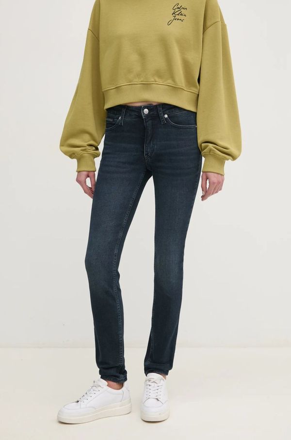 Calvin Klein Jeans Traperice Calvin Klein Jeans za žene, boja: tamno plava, J20J224490