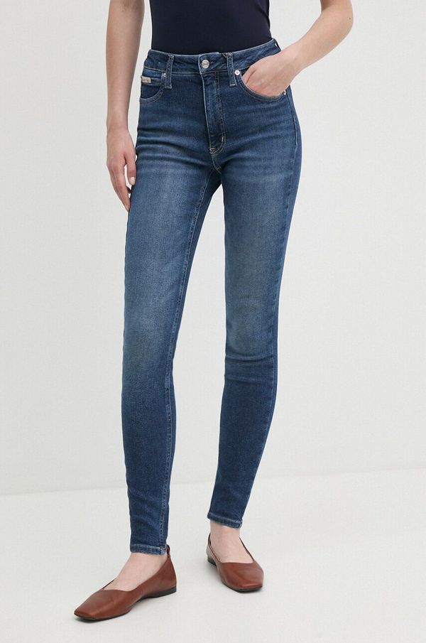 Calvin Klein Jeans Traperice Calvin Klein Jeans za žene, boja: tamno plava, J20J224915
