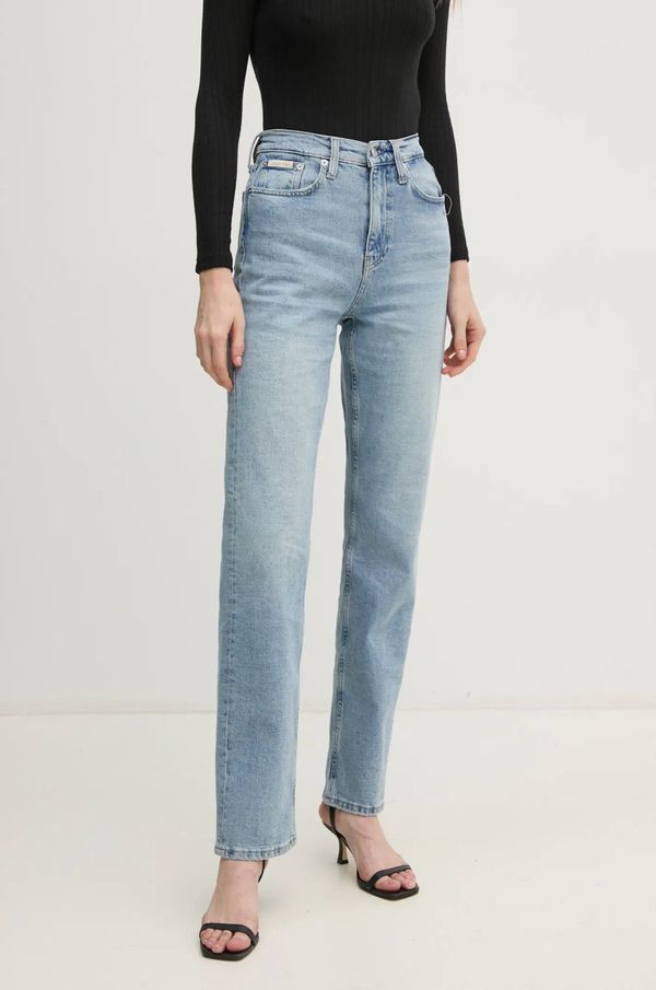 Calvin Klein Jeans Traperice Calvin Klein Jeans za žene, visoki struk, J20J224501