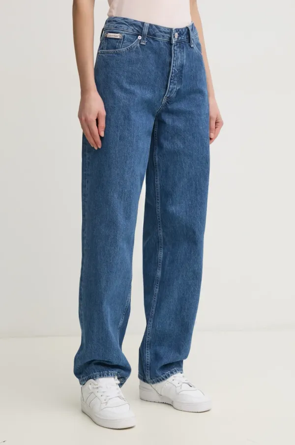 Calvin Klein Jeans Traperice Calvin Klein Jeans za žene, visoki struk, J20J225134