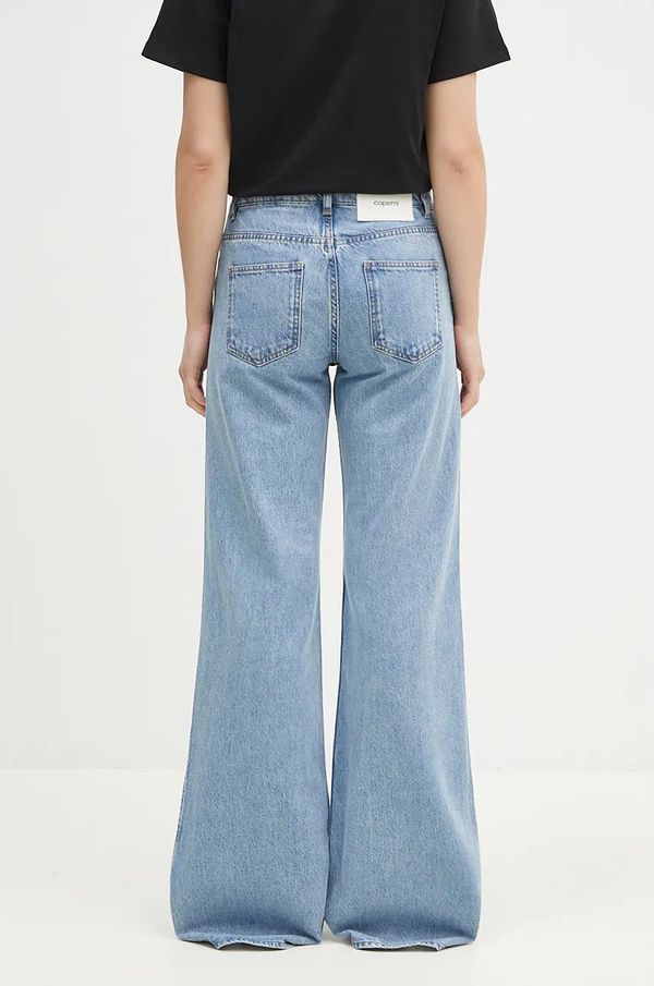 coperni Traperice Coperni Wide Leg Denim Pants za žene, COPP95F2008