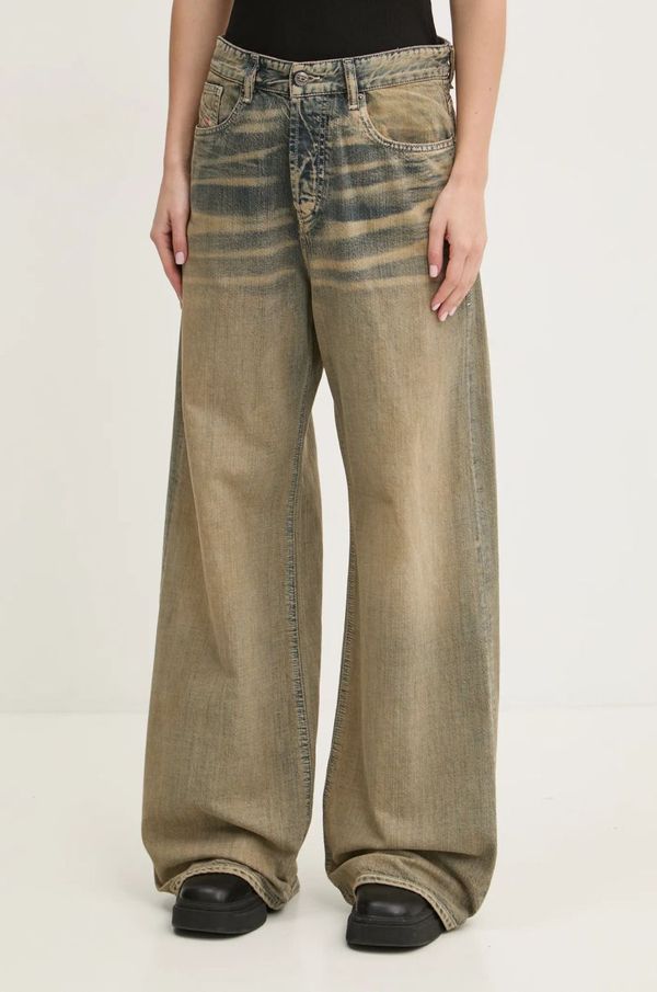 Diesel Traperice Diesel 1996 D-SIRE L.32 TROUSERS za žene, boja: zelena, A06925.09L49