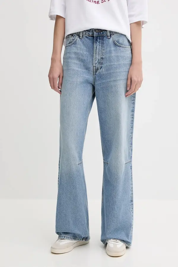 Fiorucci Traperice Fiorucci Light Blue Baggy Jeans