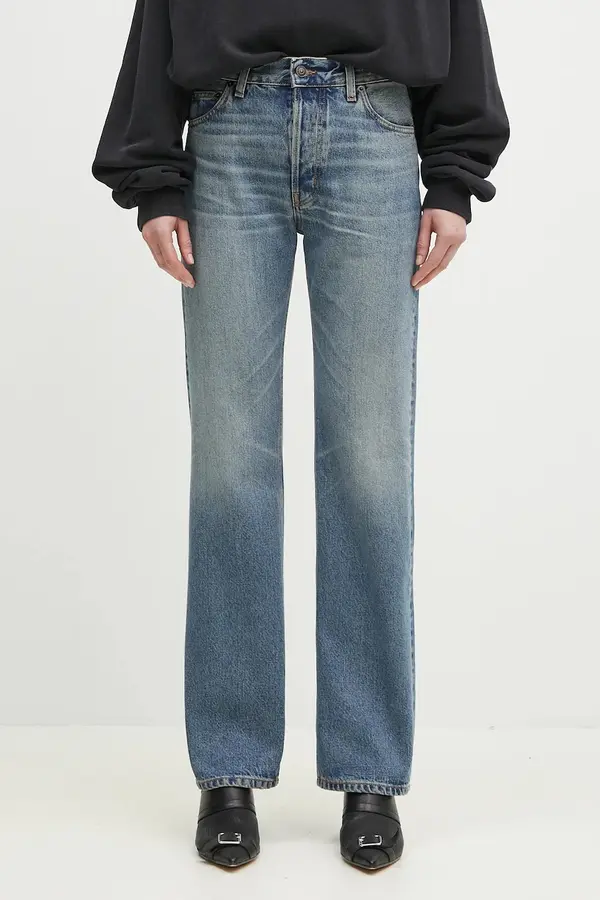 Fiorucci Traperice Fiorucci Lollipop Heart Print Straight Fit Jeans