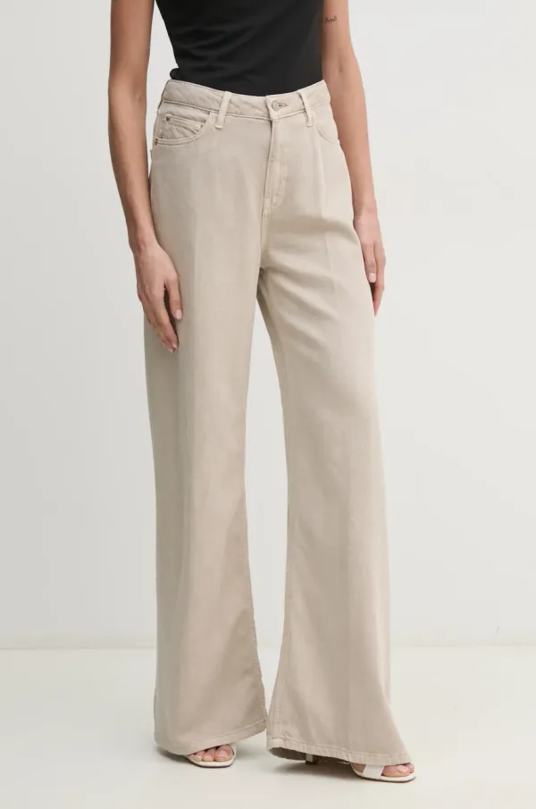 Guess Traperice Guess BELLFLOWER za žene, boja: bež, W5RA82 WFD53